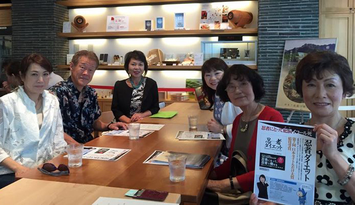 2015年06月14日 銀座NAGANOにて｡「忍者ダイエット」セミナー・試食会